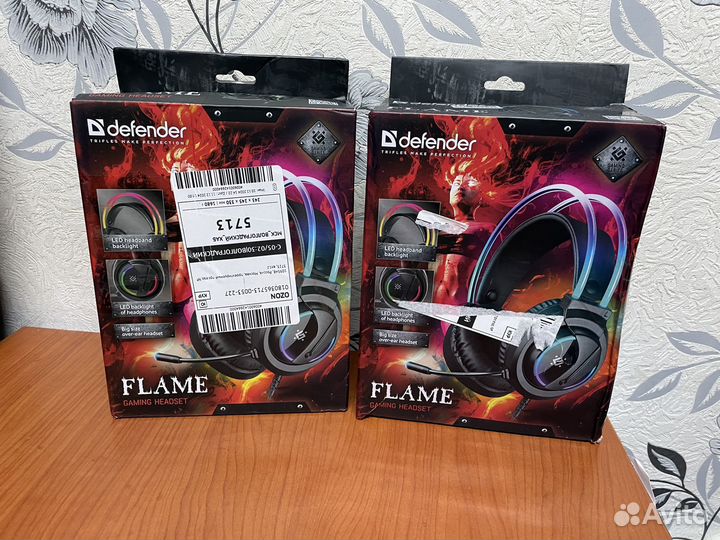 Игровые наушники defender flame