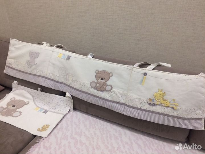 Бортики в детскую кроватку б/у