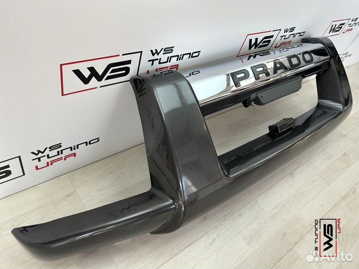 Накладка на бампер toyota Land Cruiser Prado 120