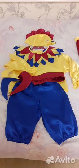 Новогодний костюм для мальчика петушок/гномик