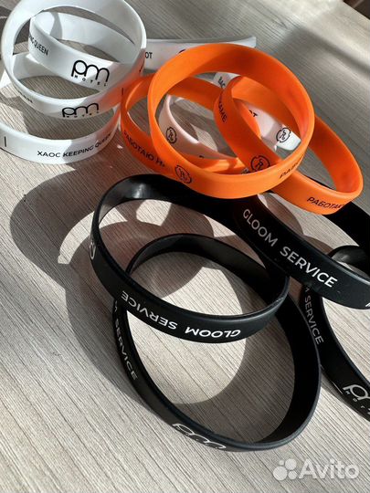 Силиконовые браслеты