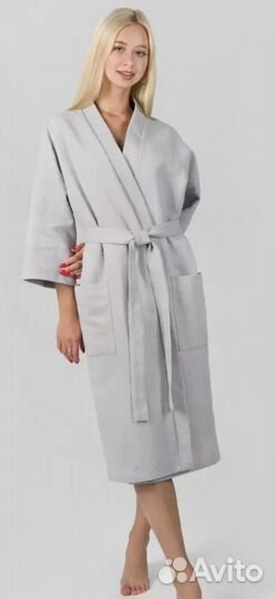 Халат вафельный для мужчин и женщин