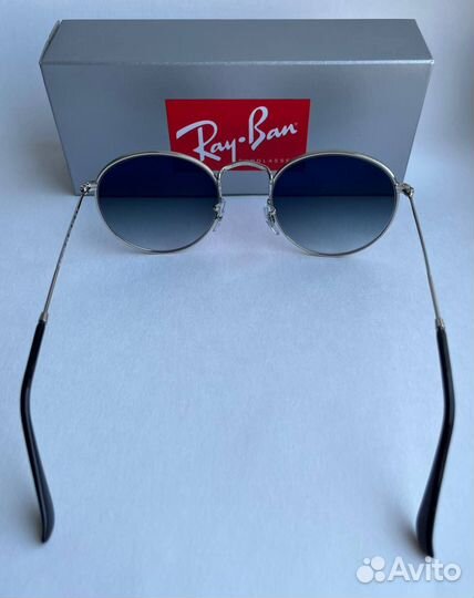 Очки Ray Ban Round Metal 3447 серые