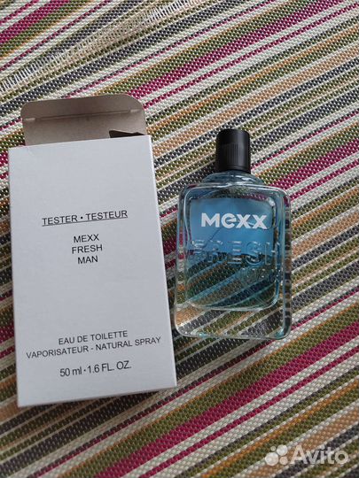 Туалетная вода Тестер Mexx Fresh man, мужская,50мл