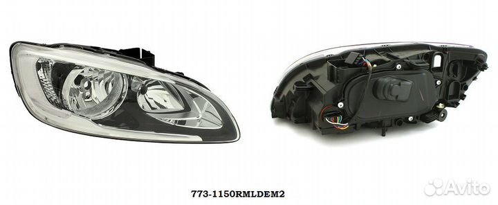 Фара правая Volvo S60 2
