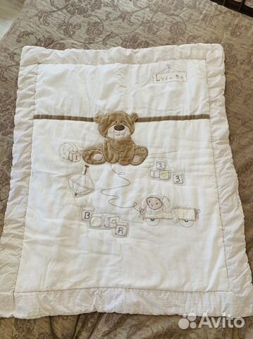 Одеяло Mothercare+бортик+музыкальная игрушка