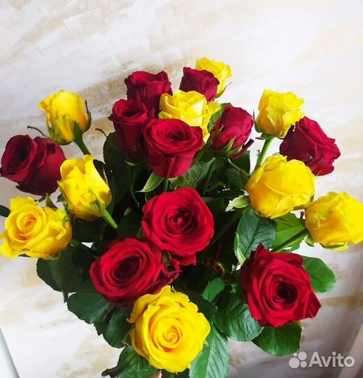 Цветы розы букет