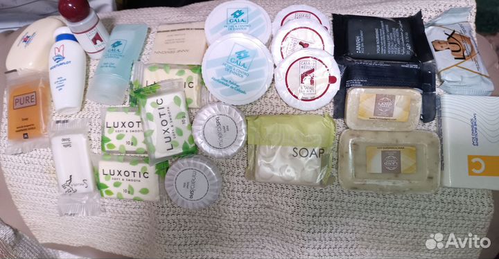 Дорожное мыло из отелей