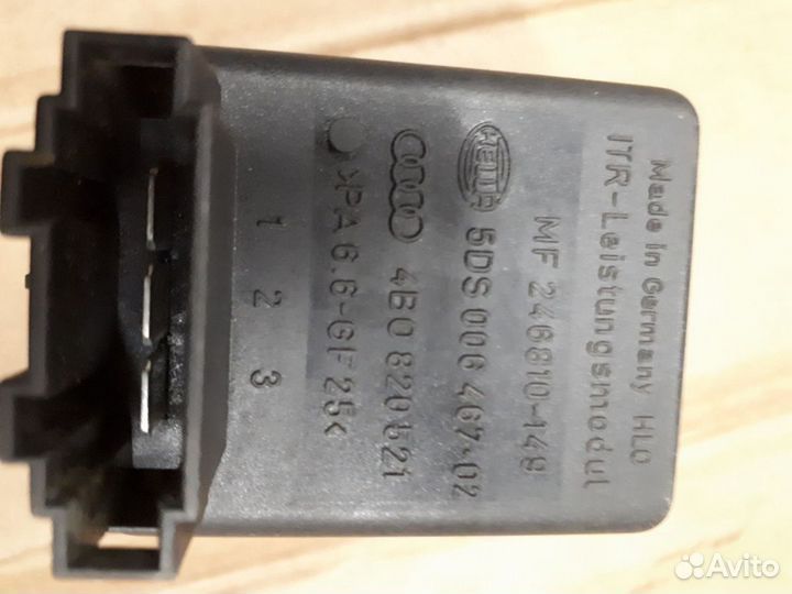 Pезистop отoпитeля реостат Аudi А6 С5 1998-2005