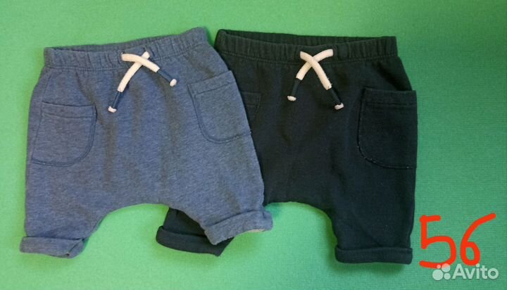 4 разных пакета одежды р.68,62, 56