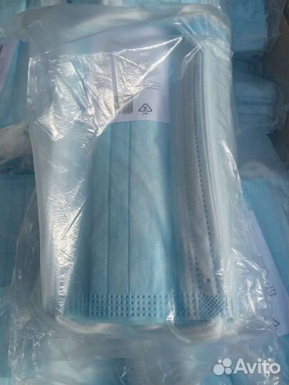 Маски на резинках(медицинские)