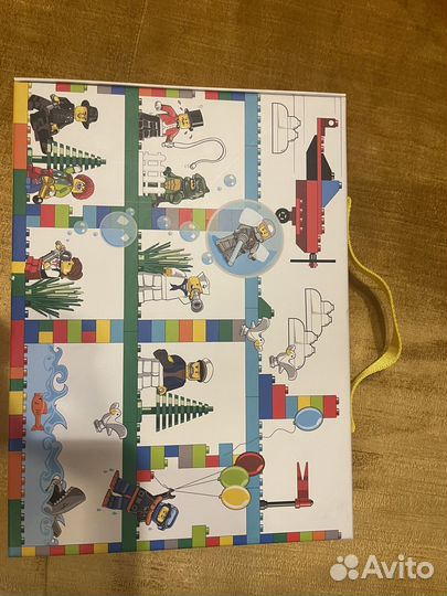 Оригинальная коробка для хранения деталей Lego