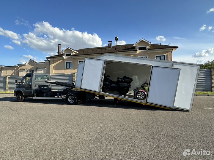 Крытый эвакуатор автовоз Севастополь Крым Россия