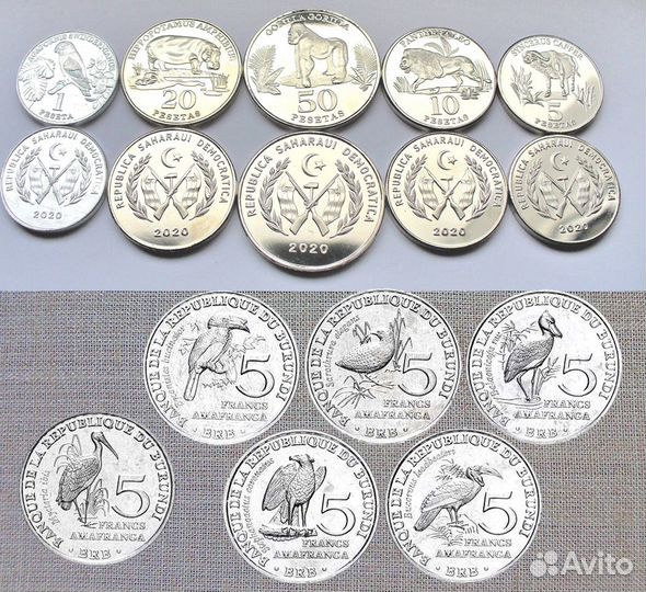 Животные - наборы разных стран