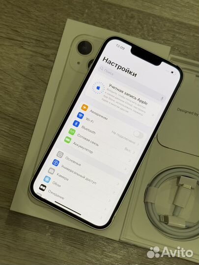 iPhone 13, Starlight, 128GB (85 аккум, Sim)