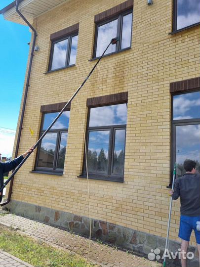 Мойка окон и фасадов