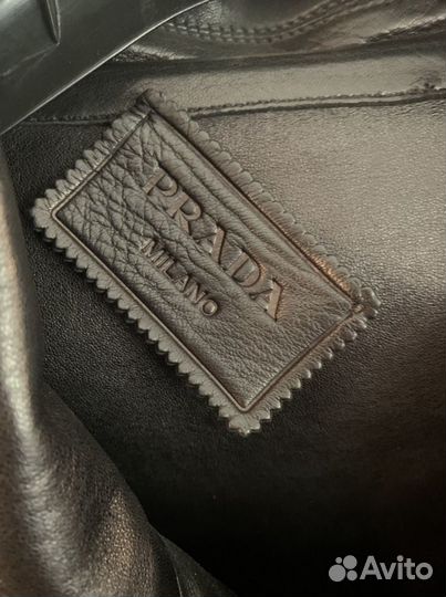 Кожаная куртка Prada оригинал 52-54р