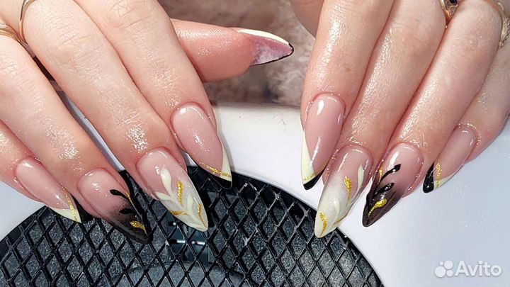 Наращивание ногтей, маникюр,Покрытие