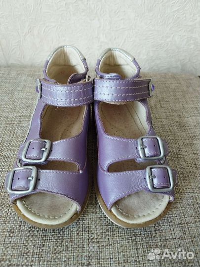 Босоножки из натуральной кожи, размер 24