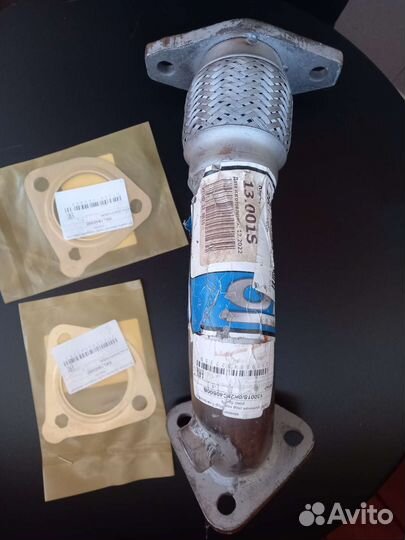 Приёмная труба под коллектор с катализатором