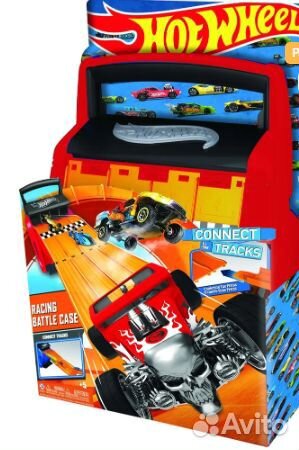 HOT wheels. Портативный кейс-автотрек