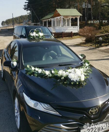 Кольца прокат, свадебные украшения на машины