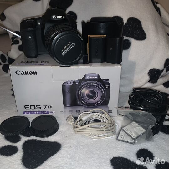 Фотоаппарат canon eos7D Kit/ фотооборудование