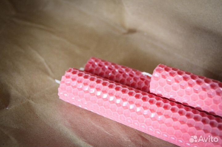 Свеча из вощины Свеча романтическая