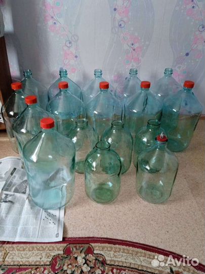 Бутылка стеклянная