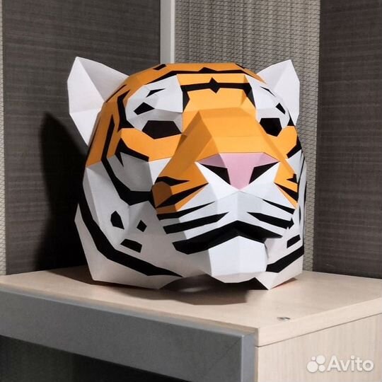 Полигональные фигуры - 3D декор из бумаги (картон)