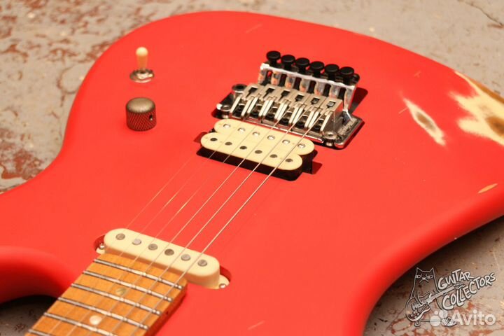 JET Guitars JS-850 FR Roasted Maple Red Relic