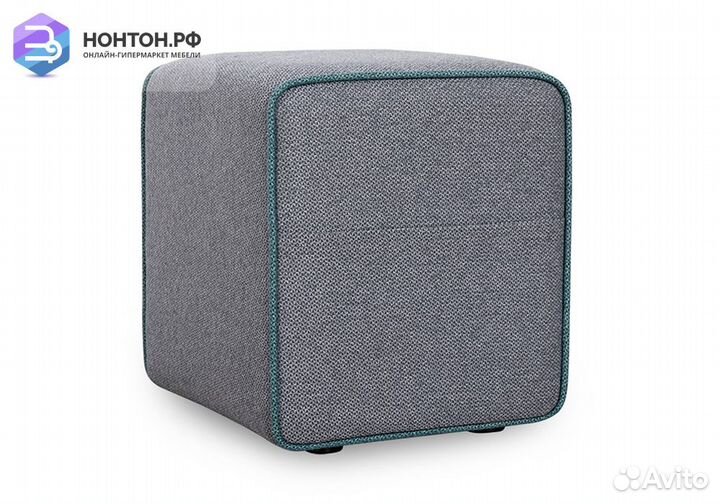 Пуф Фаст темно-серый / темно-зеленый