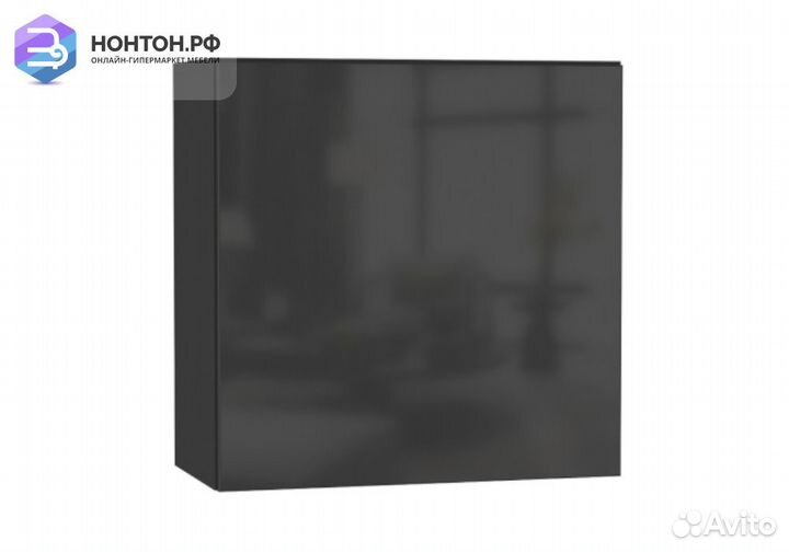 Шкаф навесной Point тип-60 черный глянец / черный