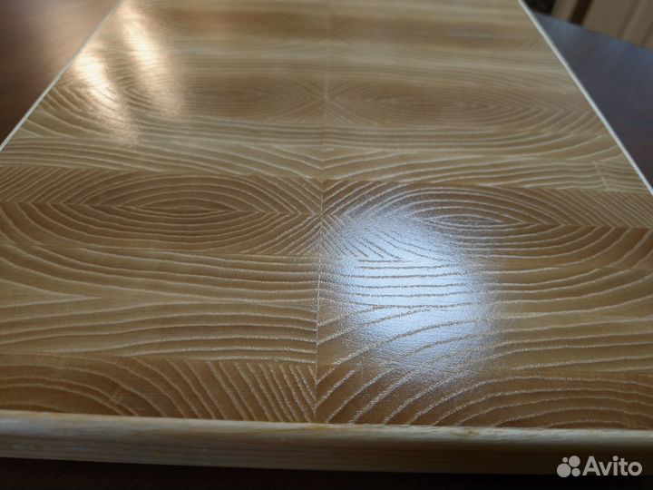 Доска разделочная торцевая массив ясень