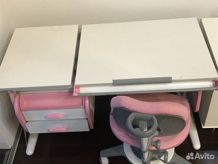Растущая парта Дэми+кресло
