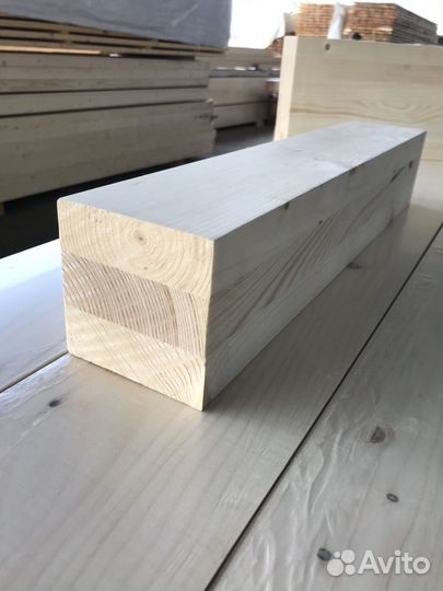 Клееный брус сосна, 100х150 мм, сорт ав