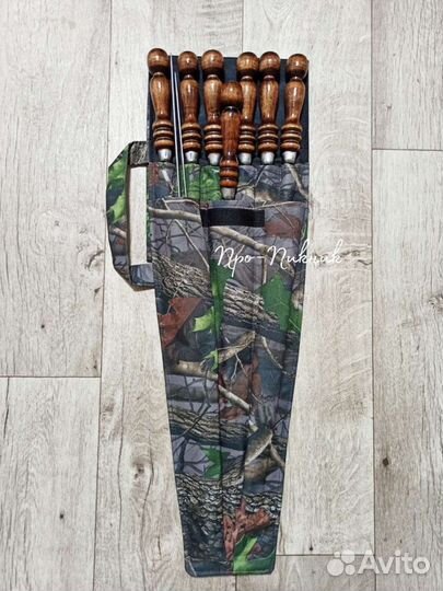 Набор шампуров в чехле 