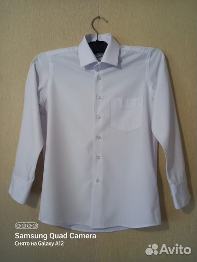 Рубашка белая для мальчика