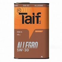 Моторное масло синтетика Taif Allegro 5W-30 - 4л