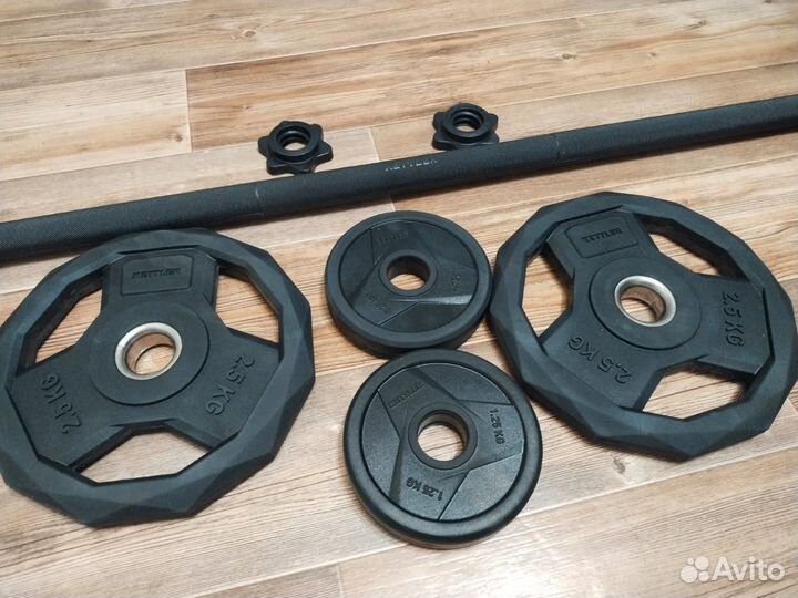 Штанга (гриф) с блинами Kettler