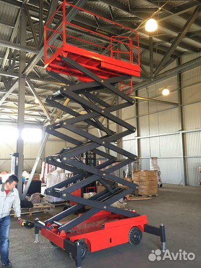 Ножничный подъемник oxlift 500 кг 9м