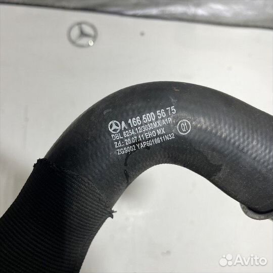 Патрубок охлаждения Мерседес w166 x166 6.3 amg