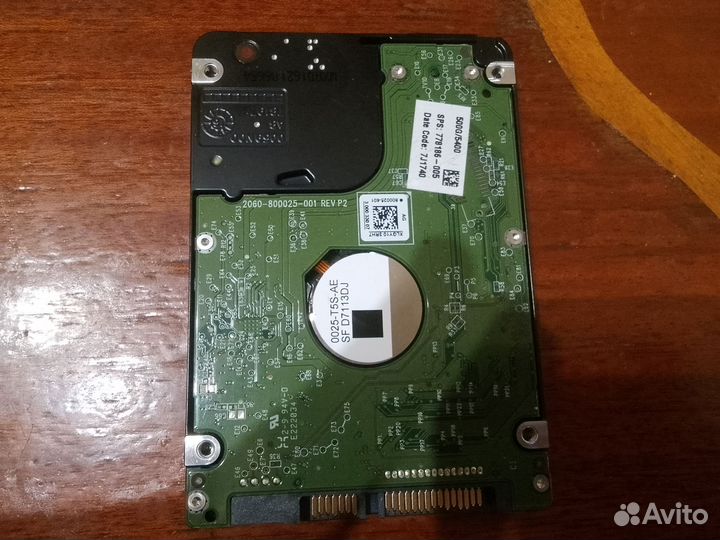Жесткий диск WD 5000lpcx 500 GB