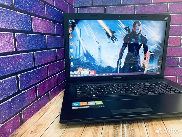 Огромный игровой ноутбук Lenovo 17.3 GeForce 6Gb