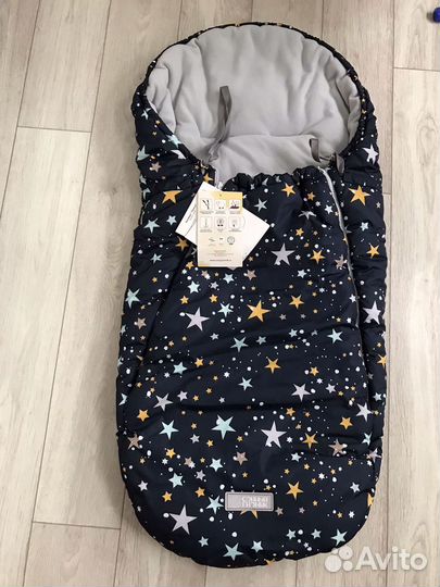 Зимний конверт в коляску