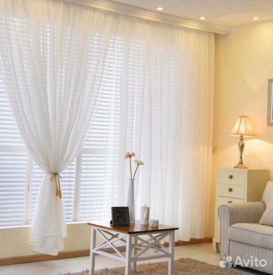 Новая Тюль Вуаль 3,4,5,6 м