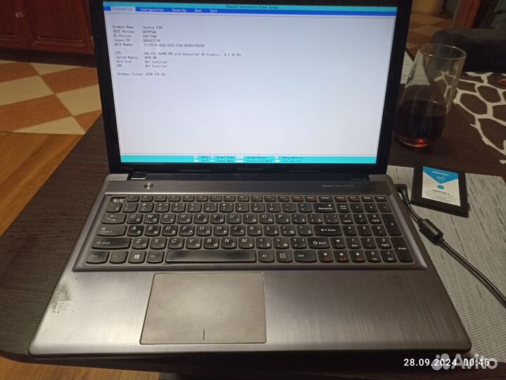 Продам ноутбук Lenovo z585