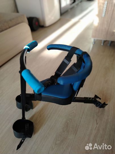 Детское велокресло на раму спереди