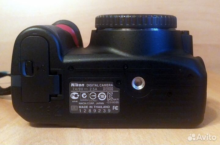 Nikon D3100 body или kit 18-70 пробег 492 кадра