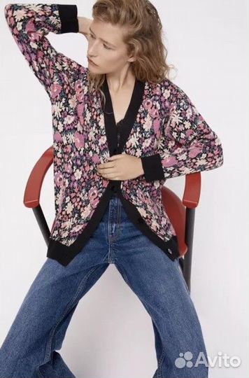 Zara Шерстяной кардиган